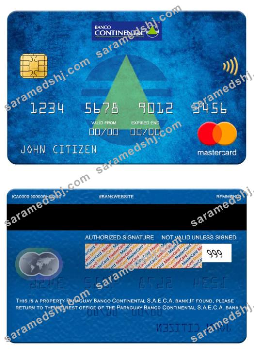 Paraguay Banco Continental S.A.E.C.A. bank mastercard
